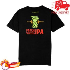 Deschutes Brewery Store Merch Db Fresh Squeezed Black Tee