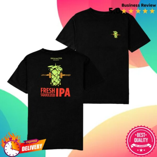 Deschutes Brewery Store Merch Db Fresh Squeezed Black Tee