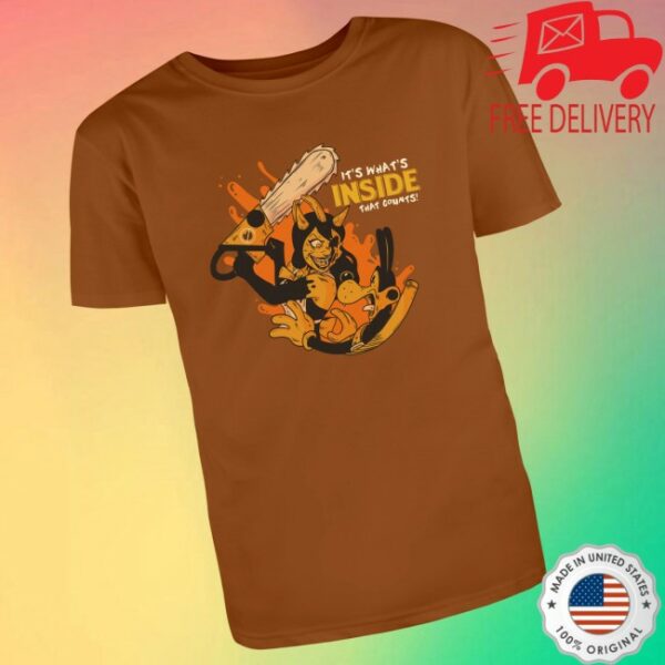 Bendy Merch Store It’s What’s Inside That Counts T-Shirt