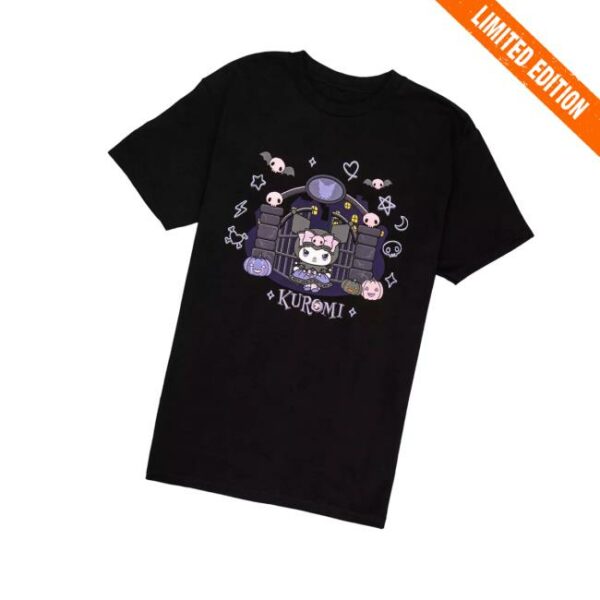 Hot Topic Shop Merch Kuromi’s Mischief Mansion Puff Print T-Shirt