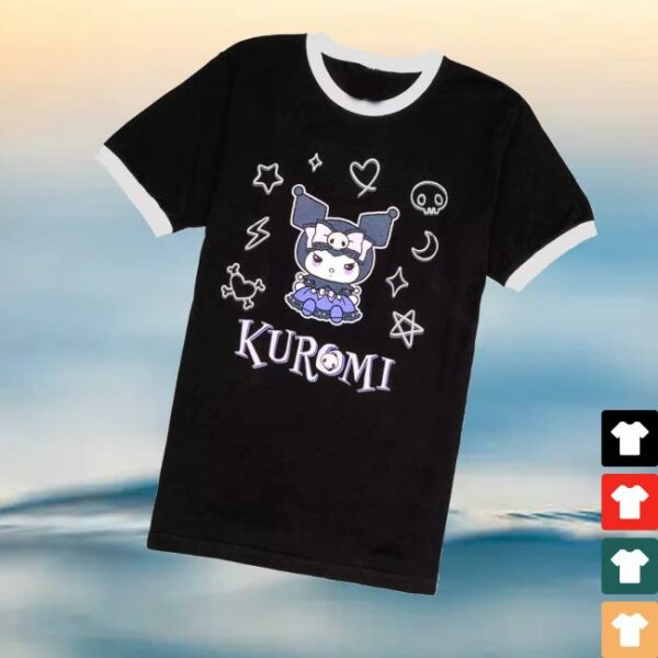 Hot Topic Shop Merch Kuromi’s Mischief Mansion Ringer T-Shirt