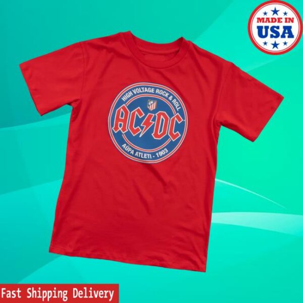 Acdc Merch Store Acdc X Atleti T-Shirt