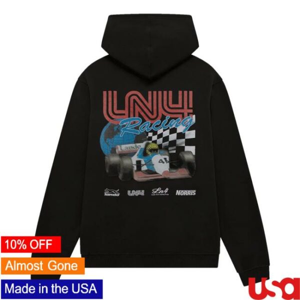 Lando Norris Merch Store Heritage Hoodie Black