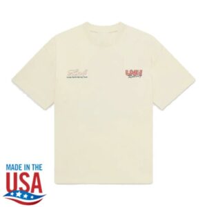 Lando Norris Merch Store Heritage Tee Vintage White