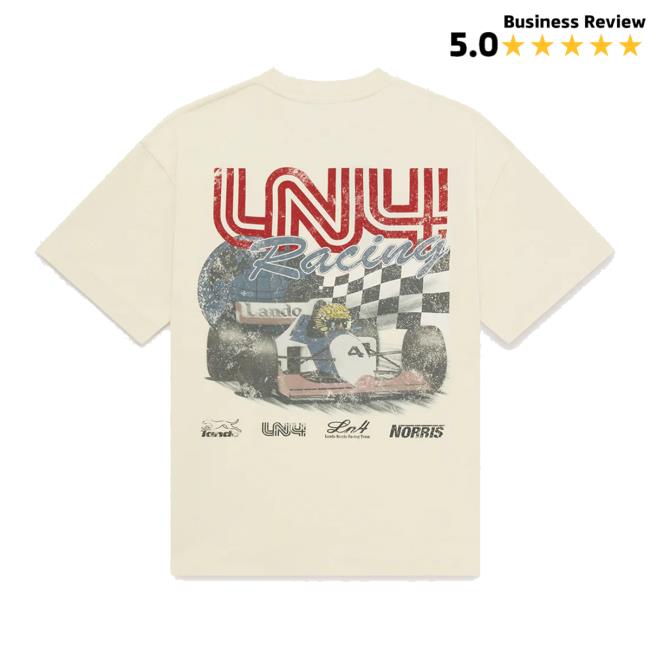 kenny Lando Norris Merch Store Heritage Tee Vintage Whitea
