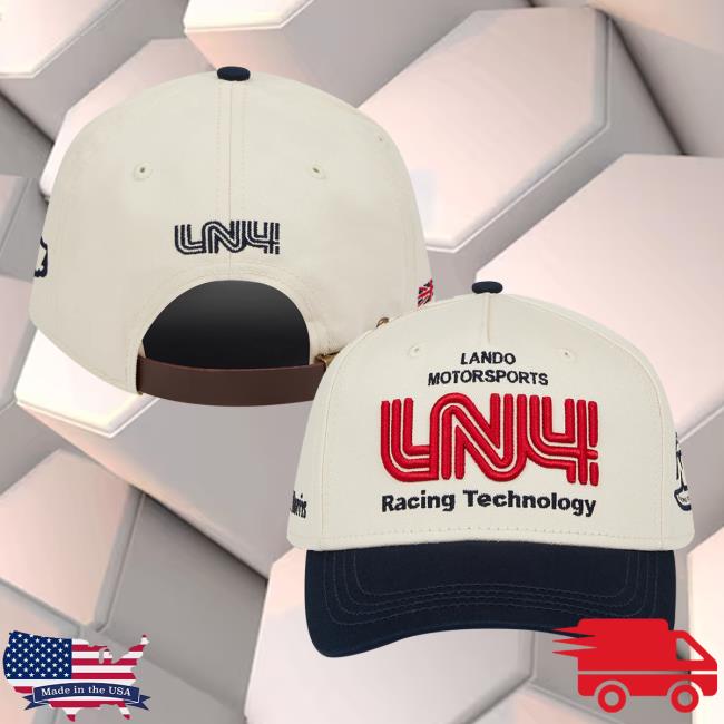 kenny Lando Norris Merch Store Ln4 Racing Cap Vintage White