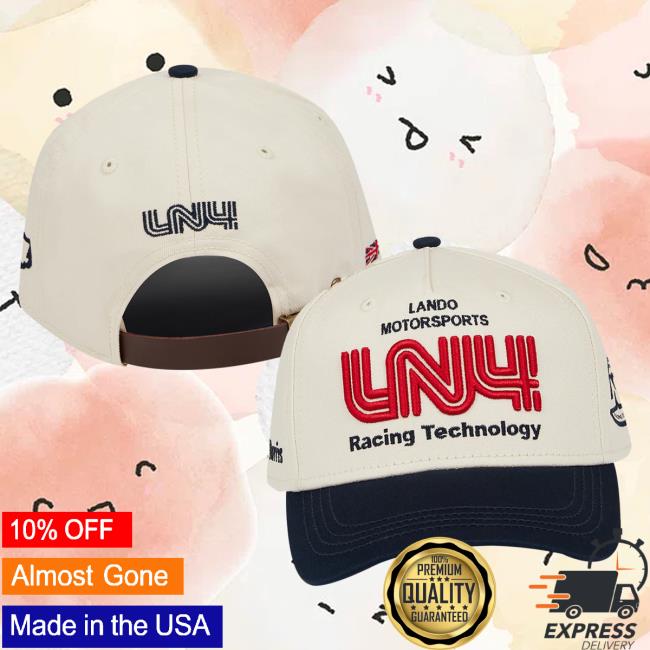 kenny Lando Norris Merch Store Ln4 Racing Cap Vintage Whitea