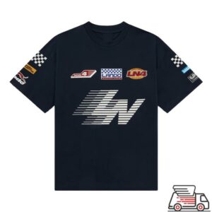 Lando Norris Merch Store Racer Tee Navy
