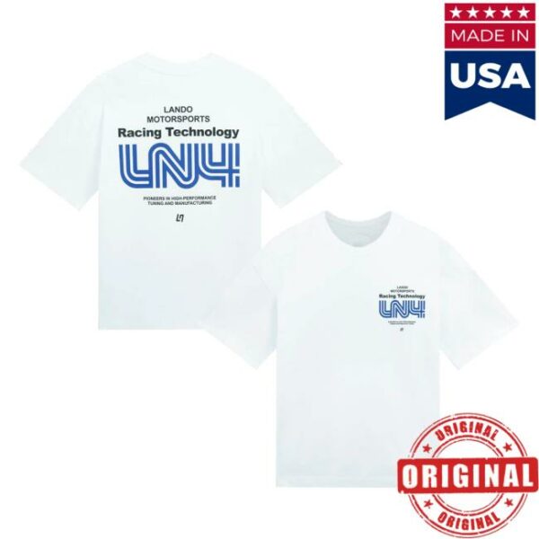 Lando Norris Merch Store Speed Tee White