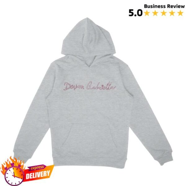 Devon Gabriella Store Merch Flower Stamp Hoodie