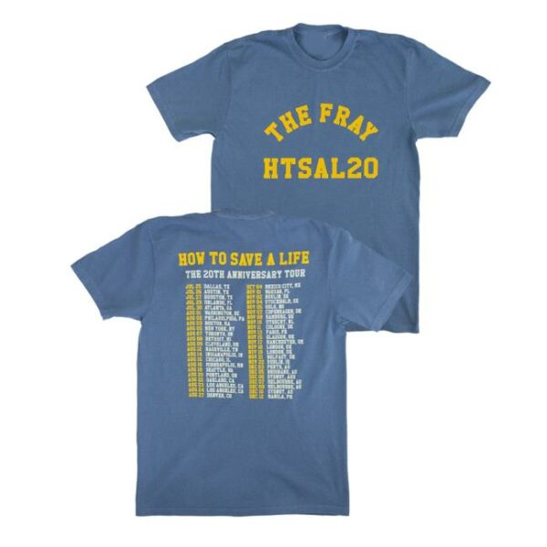 The Fray Store Merch The Fray Htsal20 Tour Shirt