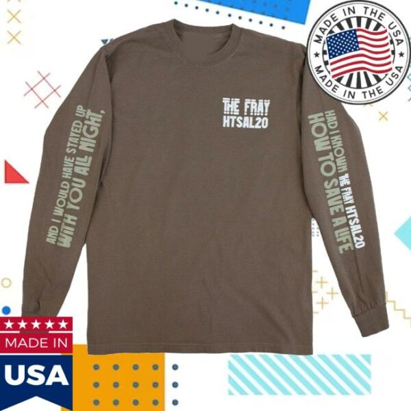 The Fray Store Merch The Fray Lyric Longsleeve Shirt