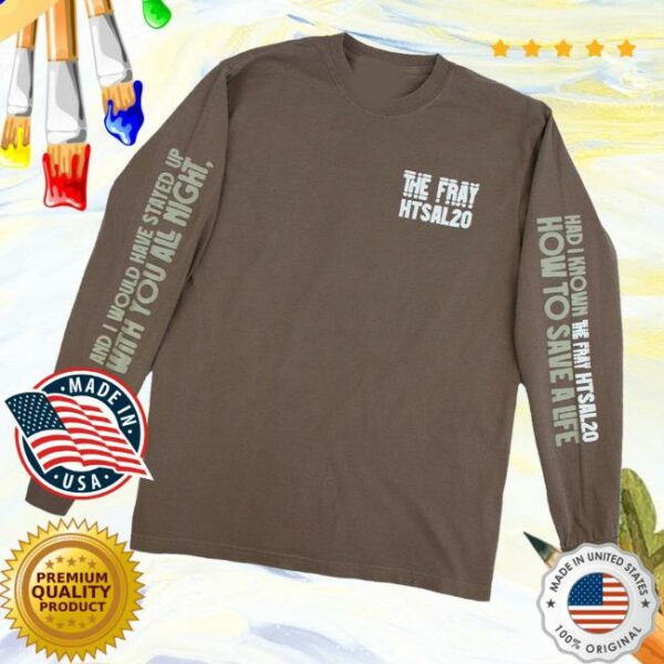 The Fray Store Merch The Fray Lyric Longsleeve Shirt