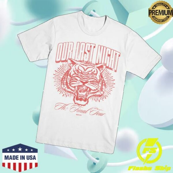 Our Last Night Merch Store Tiger Tour Tee