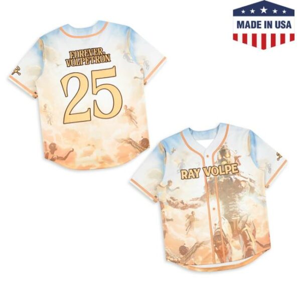 Ray Volpe Merch Store Ray Volpe Forever Volpetron Baseball Jersey