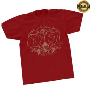 Queens Of The Stone Age Store Merch Alive In The Catacombs Skull T-Shirt