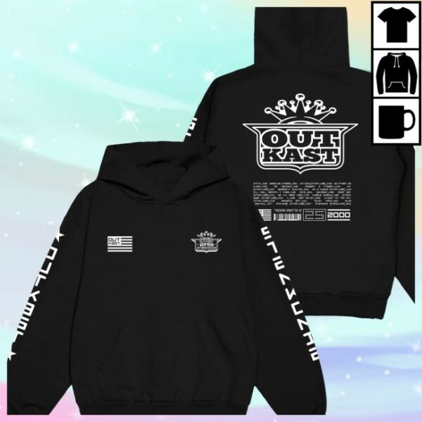 Outkast Store Merch Outkast Stankonia Black Hoodie