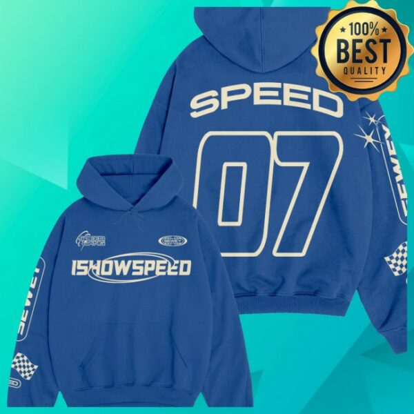 Speed Store Merch Racing Royal Hoodie