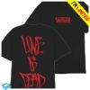 kenny trust records store merch love is dead black t shirt qd