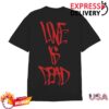 kenny trust records store merch love is dead black t shirt