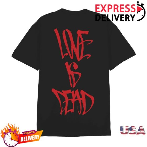 Trust Records Store Merch Love Is Dead Black T-Shirt