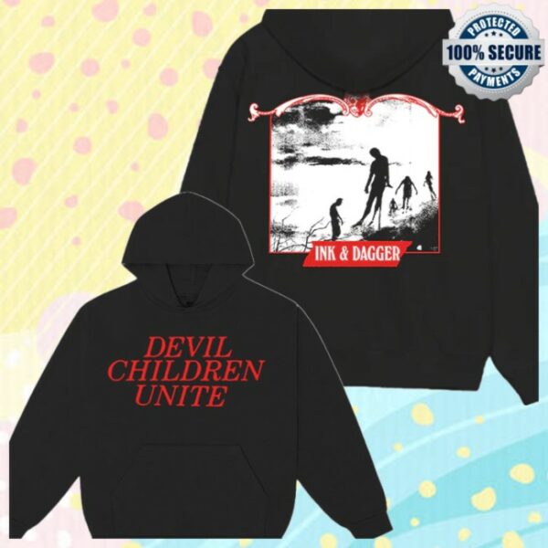 Trust Records Store Merch Devil Children Unite Black Hoodie