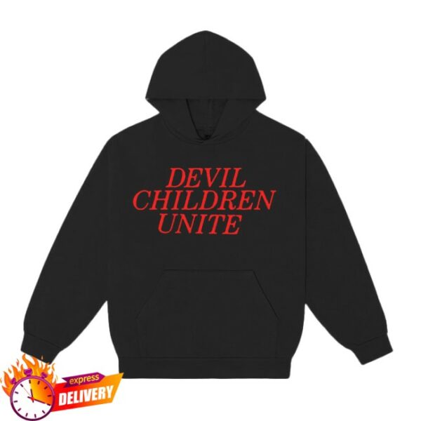 Trust Records Store Merch Devil Children Unite Black Hoodie