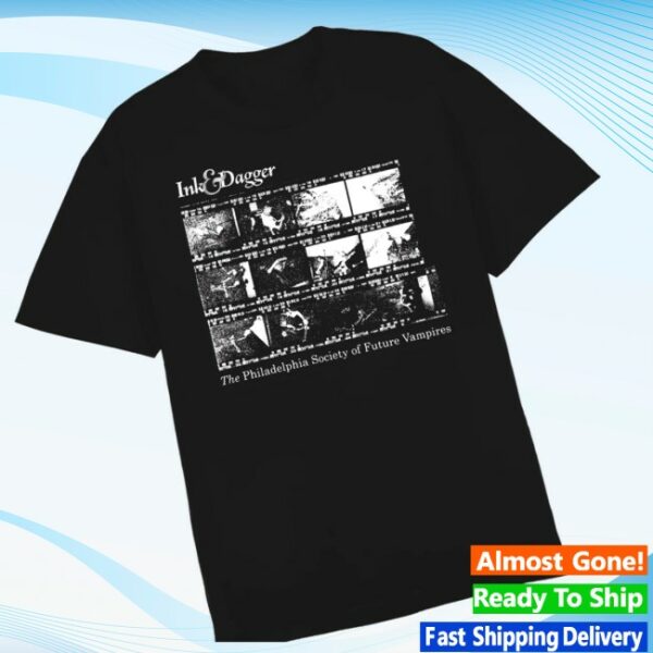 Trust Records Store Merch Vampires Black T-Shirt