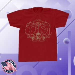 Qotsa Store Merch Alive In The Catacombs Skull T-Shirt
