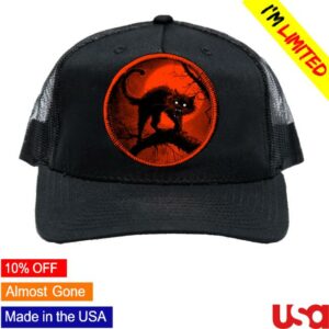 Blackcraftcult Merch Store Halloween Cat Trucker Hat