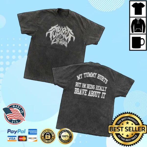 Iamarankai Merch Store Hurt Tummy Mineral Wash Tee