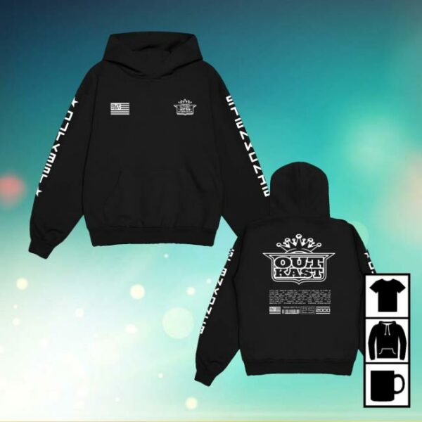 Outkast Merch Store Outkast Stankonia Hoodie Black