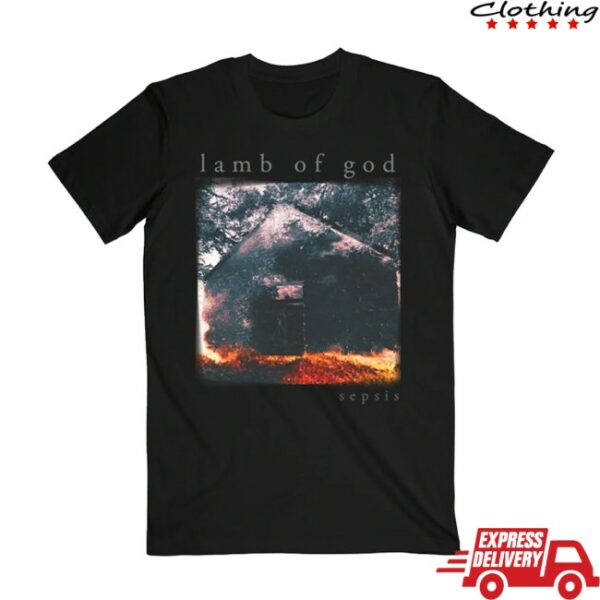 Lamb Of God Store Merch Sepsis Cover Black Tee