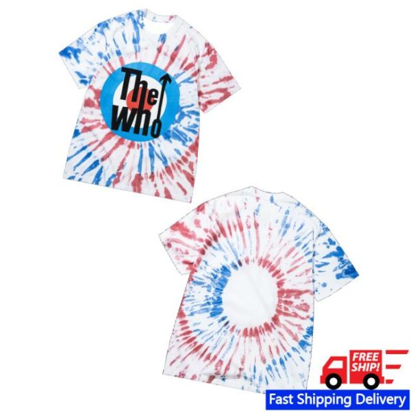 Marketstudios Merch Store The Who X Market Studios Logo Tie Dye T-Shirt