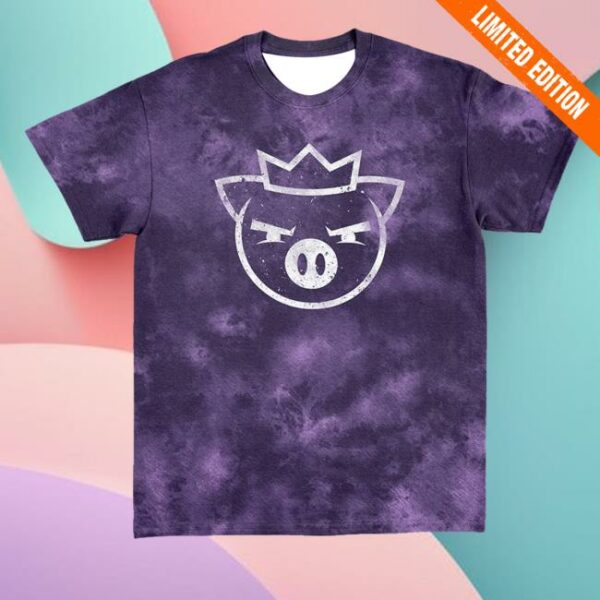Technoblade Merch Store Ghost King Tee Purple Cloud Wash