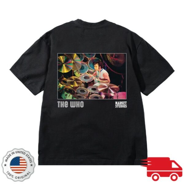 The Who Store Merch The Who X Market Studio D2c Exclusive Color Photography T-Shirt