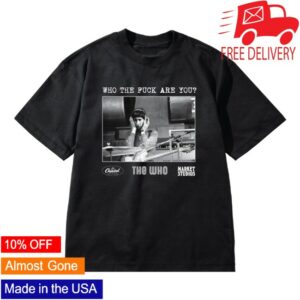The Who Store Merch The Who X Market D2c Exclusive Black And White Photography T-Shirt The Who Store Merch The Who X Market D2c Exclusive Black And White Photography T-Shirt