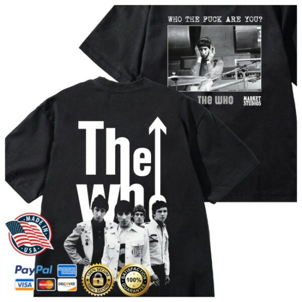 The Who Store Merch The Who X Market D2c Exclusive Black And White Photography T-Shirt