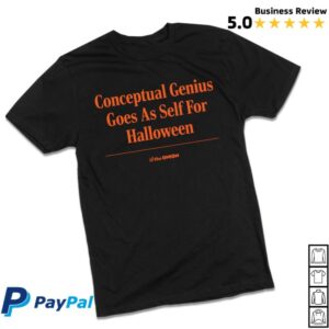 The Onion Store Merch Conceptual Genius Goes As Self For Halloween Headline T-Shirt The Onion Store Merch Conceptual Genius Goes As Self For Halloween Headline T-Shirt