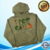 kenny Online Ceramics Merch Store Free Earth Hand Dyed Green Hoodiea