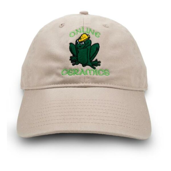Online Ceramics Merch Store Frog Logo Beige Hat