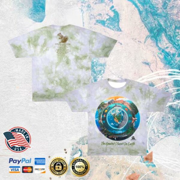 Online Ceramics Merch Store Greatest Planet On Earth Tye Dye Tee
