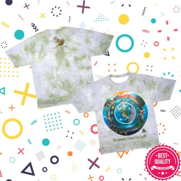 Online Ceramics Merch Store Greatest Planet On Earth Tye Dye Tee