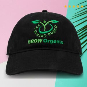 Online Ceramics Merch Store Grow Organic Black Hat