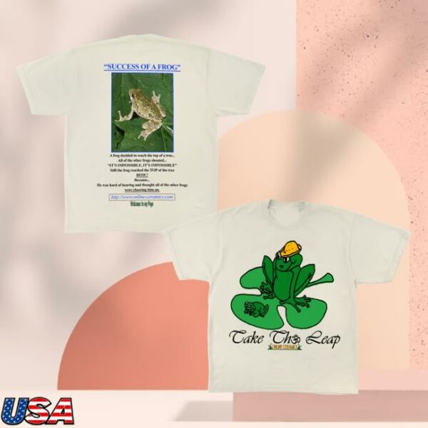 Online Ceramics Merch Store Success Of A Frog Cream Tee