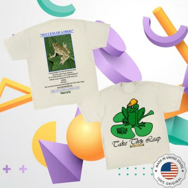 Online Ceramics Merch Store Success Of A Frog Cream Tee