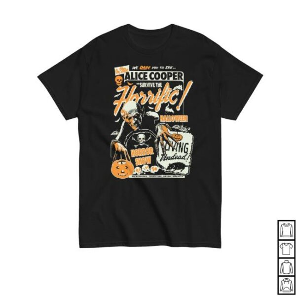 Alice Cooper Shop Merch Horrific Halloween Horror Show Shirt