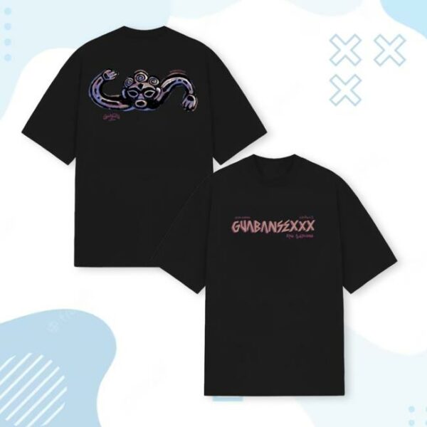 Rauw Alejandro Store Merch Guabansexxx Tee Shirt Black