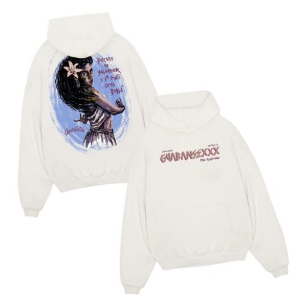 Rauw Alejandro Store Merch Musa Hoodie Offwhite