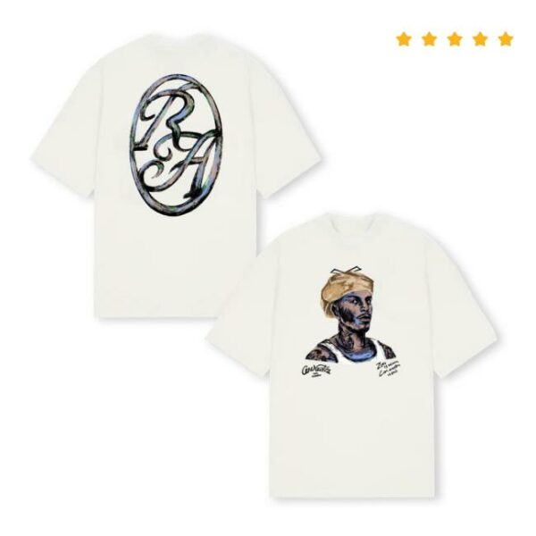 Rauw Alejandro Store Merch Retrato Tee Shirt – Off-White